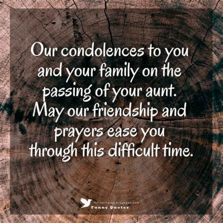 Discover Heartfelt Condolences For The Loss Of An Aunt