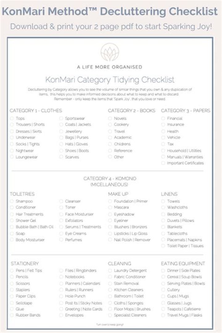 Discover The Secrets Of Decluttering: Maria Kondo's KonMari Method