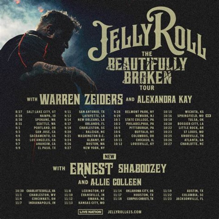 Jelly Roll Tour 2024 Lineup Unveiled