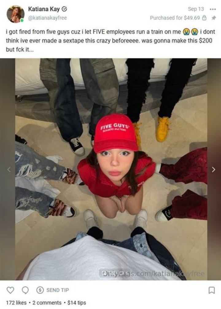 Katiana Kay Five Guys Leaked Video: What You Need to Know