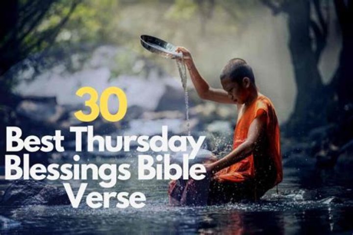 Thursday Blessings And Prayers Bible Verses