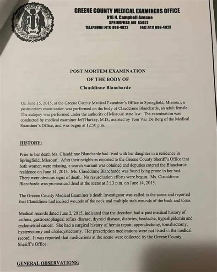 Understanding Dee Dee Blanchard Autopsy Report: Insights and Implications