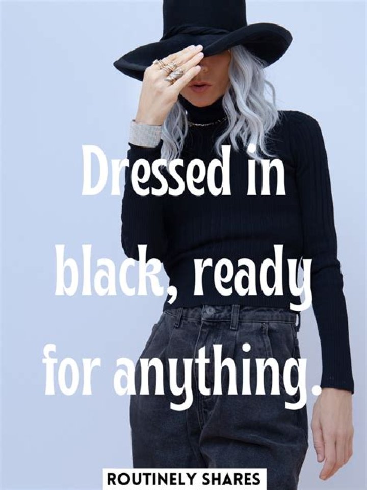 Unleash The Power Of Black Outfit Captions For Instagram: Discover Captivating Secrets