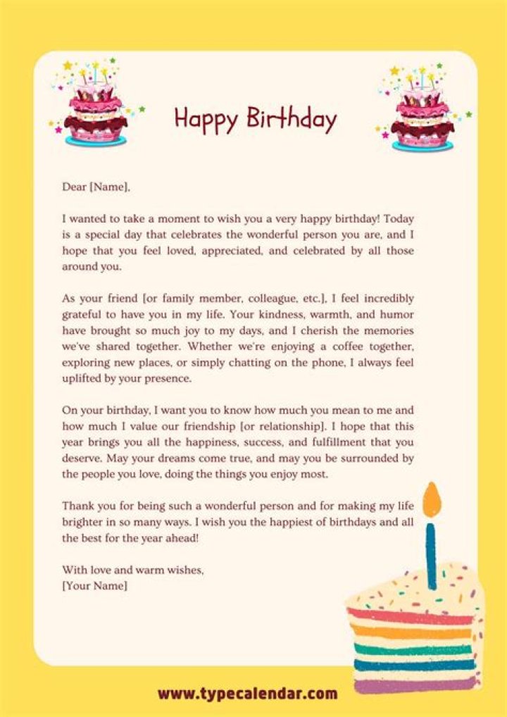 Unlock The Secrets Of Crafting An Irresistible Birthday Letter For Your BFF