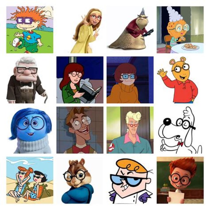 Unveiling The Enigmatic Appeal Of Cartoon Characters With Red Glasses: A Kaleidoscope Of Discoveries