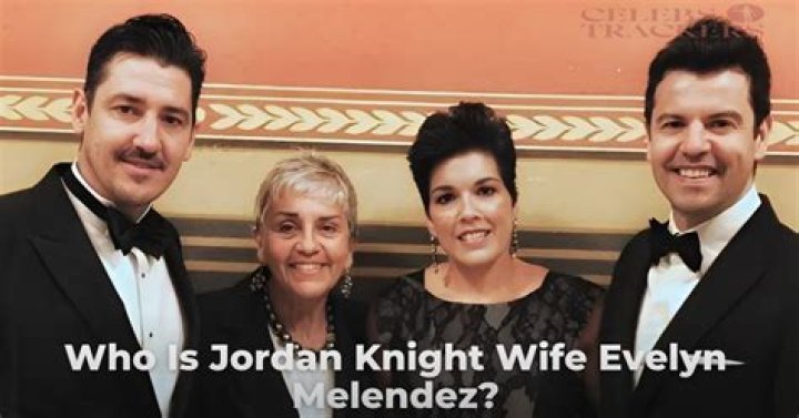 Unveiling The Enigmatic Evelyn Melendez: Wife Of Jordan Knight